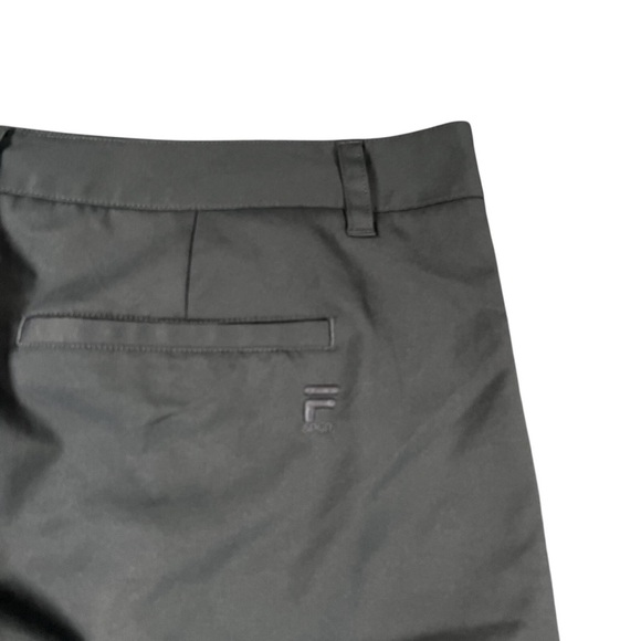 Fila Black Flat Front Athletic Shorts - Picture 6 of 6
